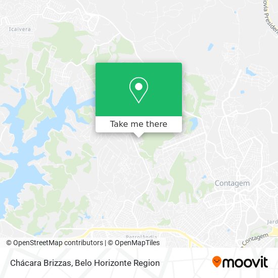 Chácara Brizzas map