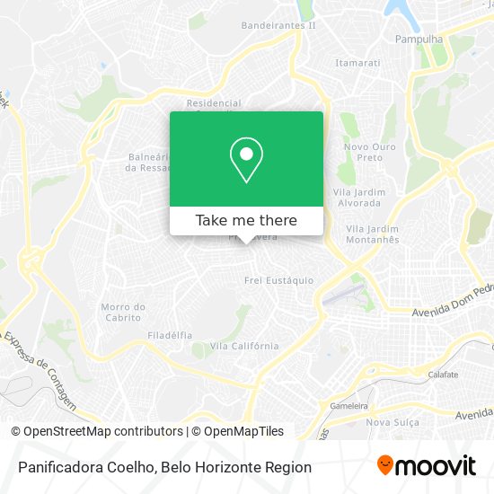 Panificadora Coelho map