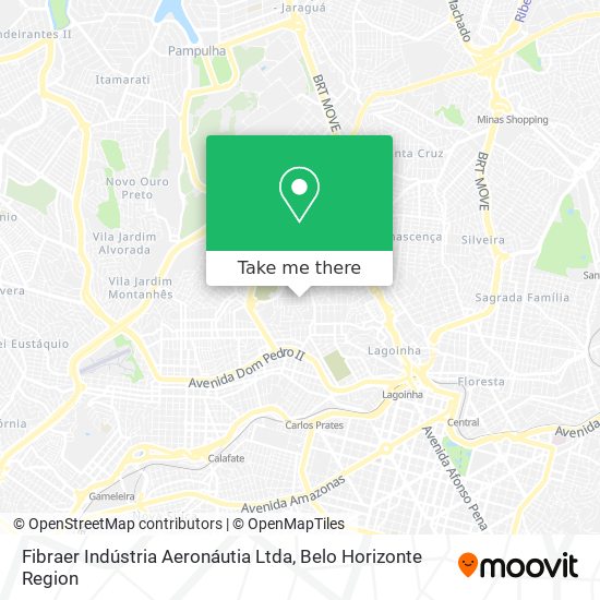 Fibraer Indústria Aeronáutia Ltda map