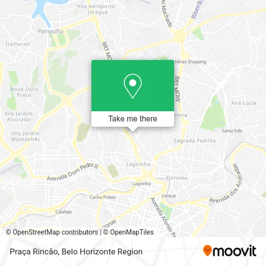 Praça Rincão map