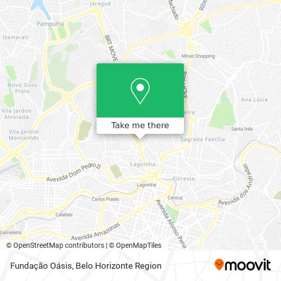 Fundação Oásis map