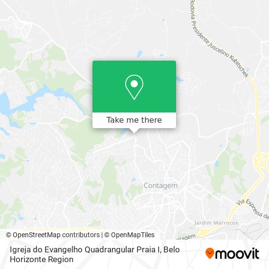 Igreja do Evangelho Quadrangular Praia I map