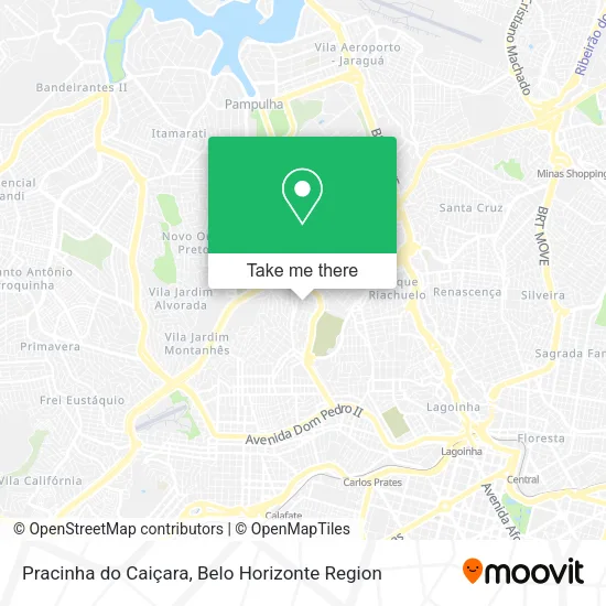 Pracinha do Caiçara map