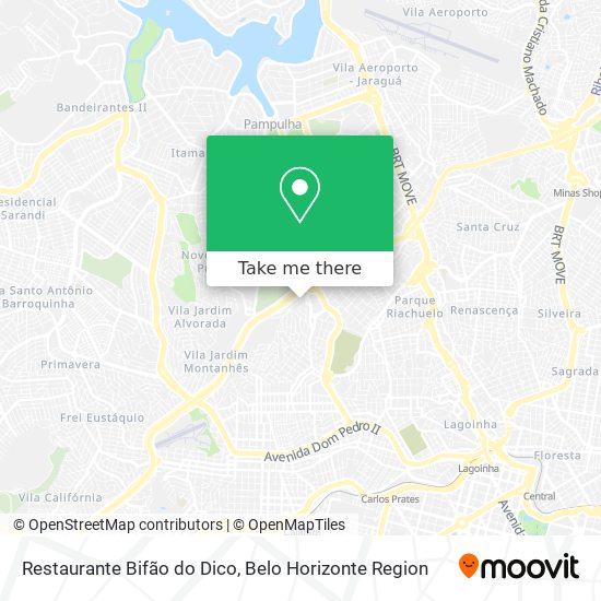 Restaurante Bifão do Dico map