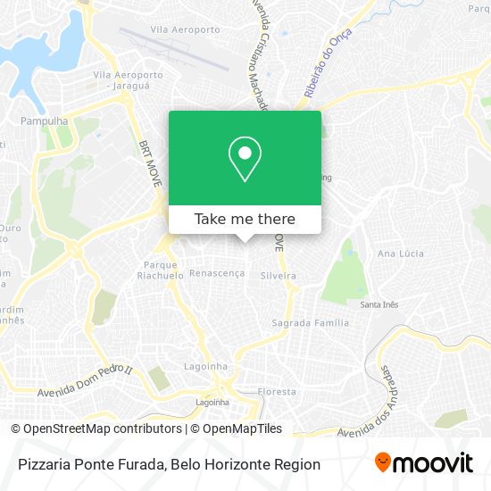 Pizzaria Ponte Furada map