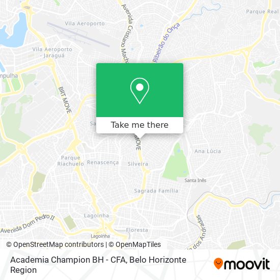 Academia Champion BH - CFA map