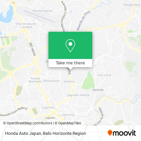 Honda Auto Japan map