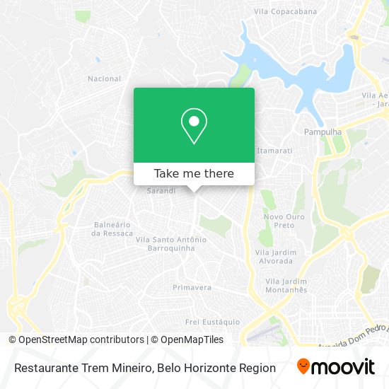 Restaurante Trem Mineiro map