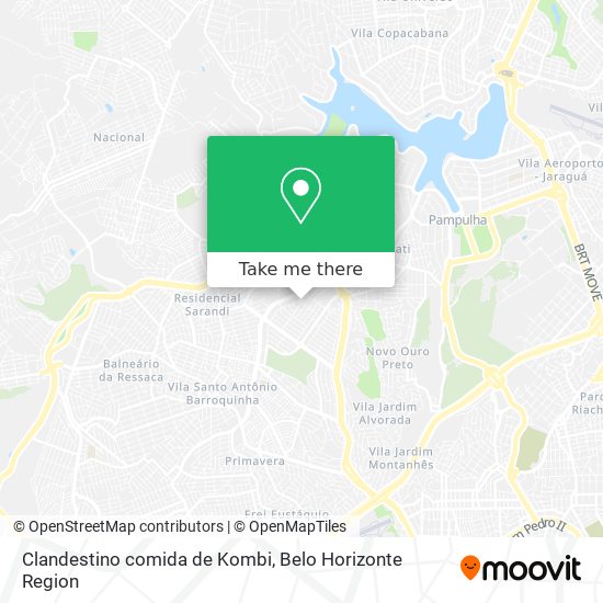 Clandestino comida de Kombi map
