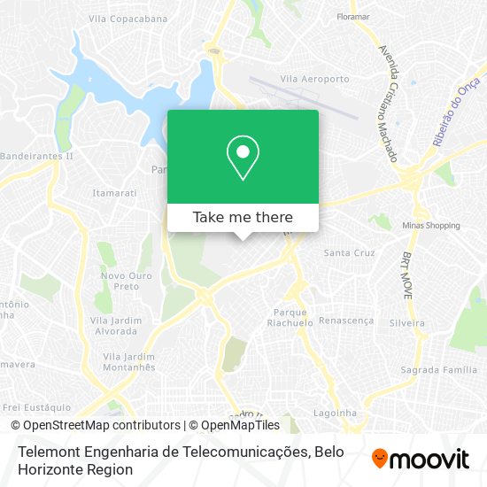 Mapa Telemont Engenharia de Telecomunicações