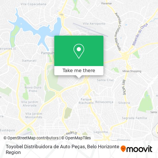 Mapa Toyobel Distribuidora de Auto Peças