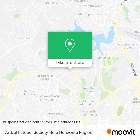 Artbol Futebol Society map