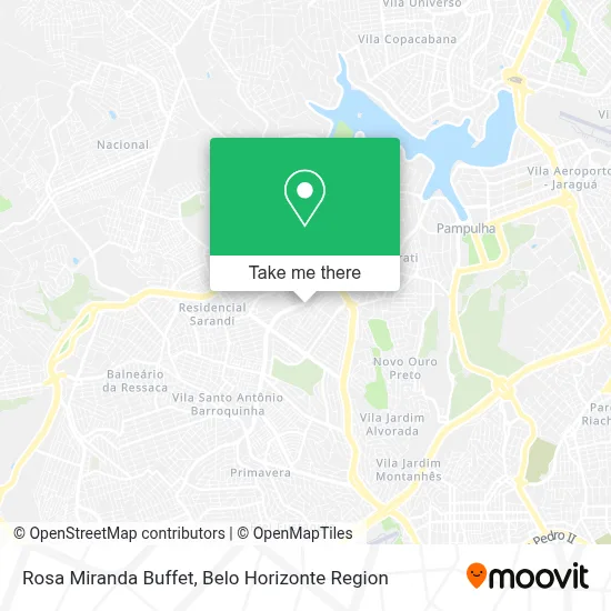 Rosa Miranda Buffet map