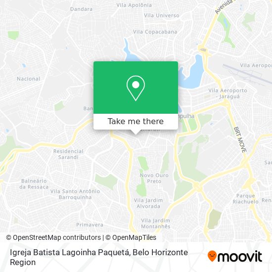 Igreja Batista Lagoinha Paquetá map