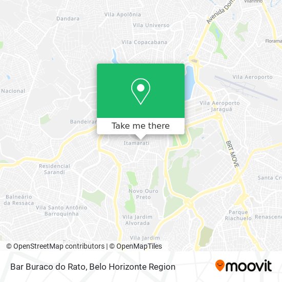 Mapa Bar Buraco do Rato