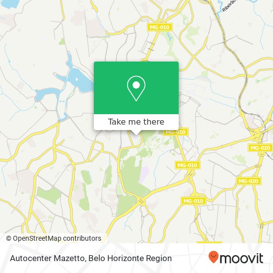 Mapa Autocenter Mazetto