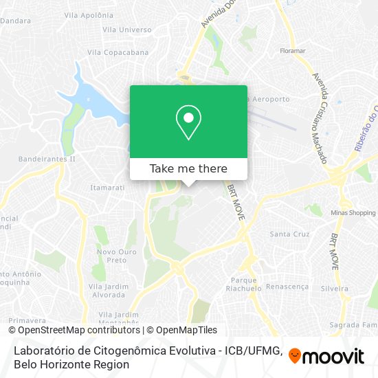 Laboratório de Citogenômica Evolutiva - ICB / UFMG map