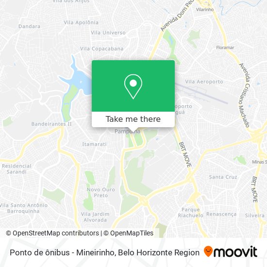 Ponto de ônibus - Mineirinho map