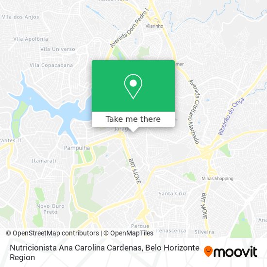 Nutricionista Ana Carolina Cardenas map