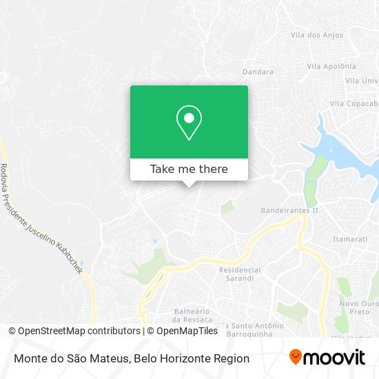 Monte do São Mateus map