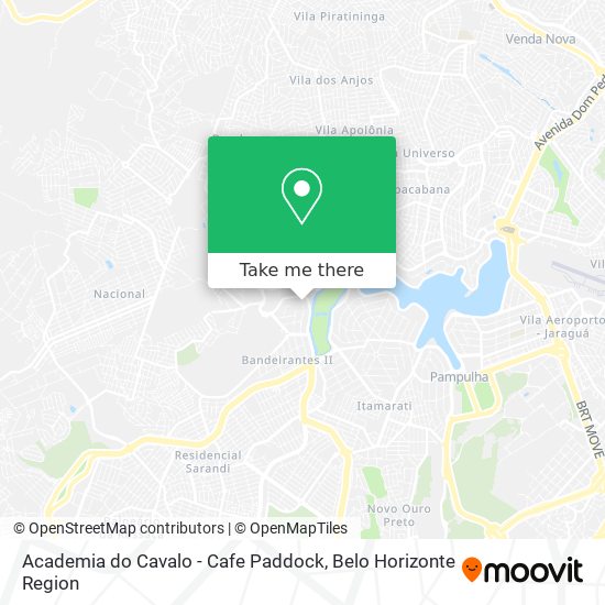 Academia do Cavalo - Cafe Paddock map