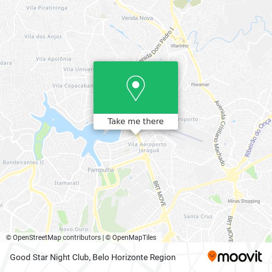 How to get to Good Star Night Club in Belo Horizonte by Bus or Metro?