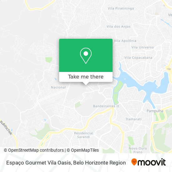 Espaço Gourmet Vila Oasis map
