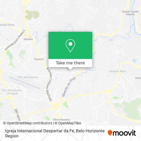 Igreja Internacional Despertar da Fé map