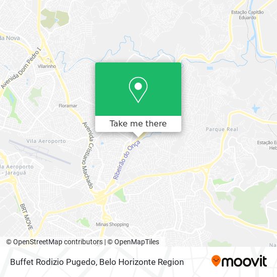 Buffet Rodizio Pugedo map