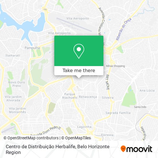 Centro de Distribuição Herbalife map