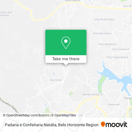 Padaria e Confeitaria Natália map