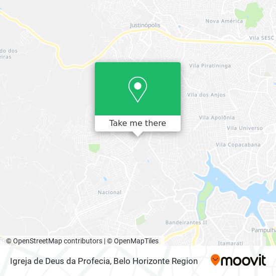 Igreja de Deus da Profecia map