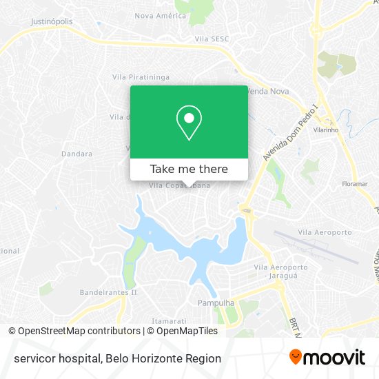 servicor hospital map