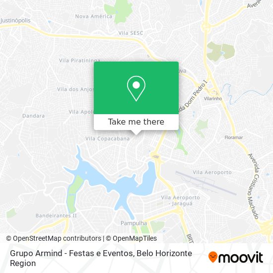 Grupo Armind - Festas e Eventos map