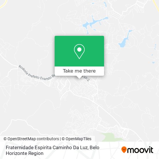 Fraternidade Espirita Caminho Da Luz map