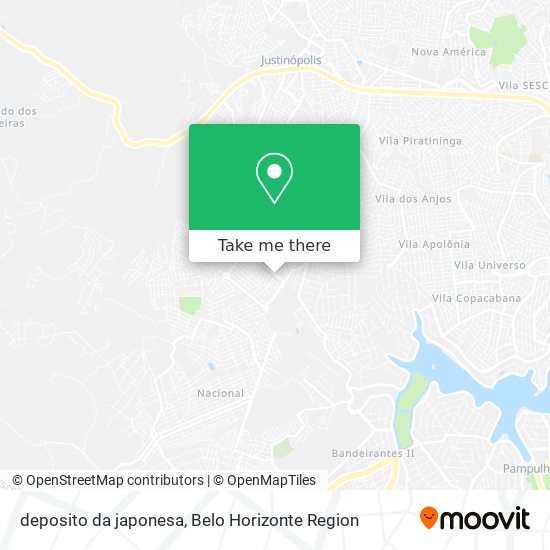 deposito da japonesa map