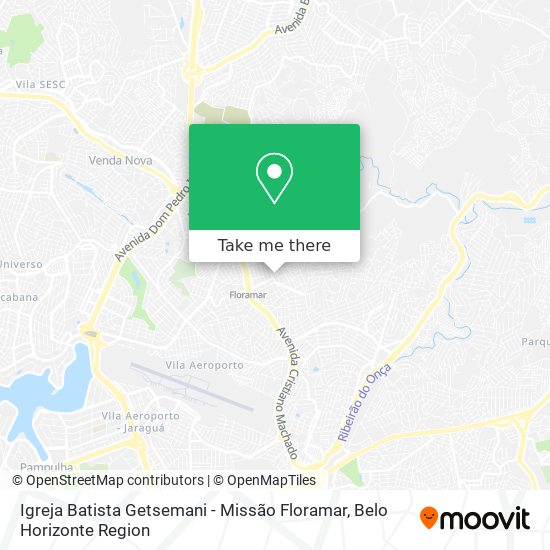 Igreja Batista Getsemani - Missão Floramar map