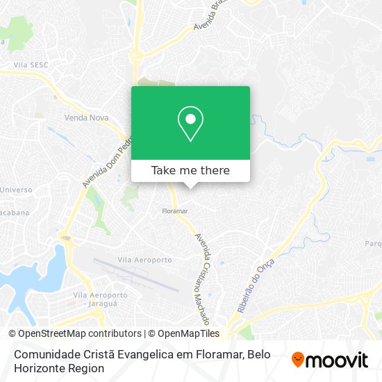 Comunidade Cristã Evangelica em Floramar map