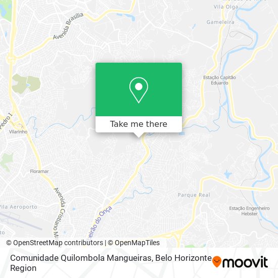 Comunidade Quilombola Mangueiras map