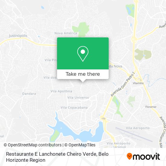 Restaurante E Lanchonete Cheiro Verde map