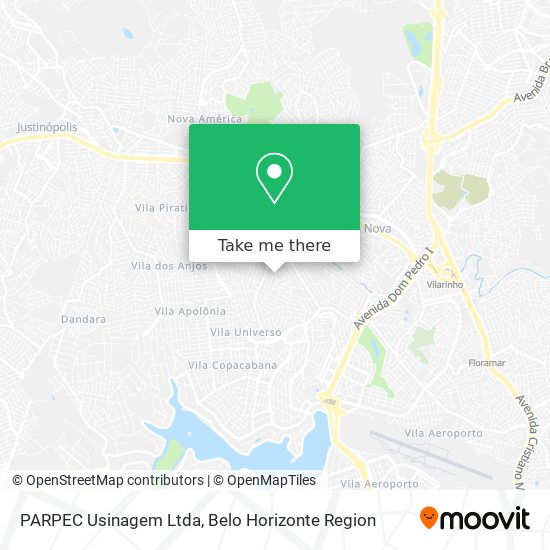 PARPEC Usinagem Ltda map