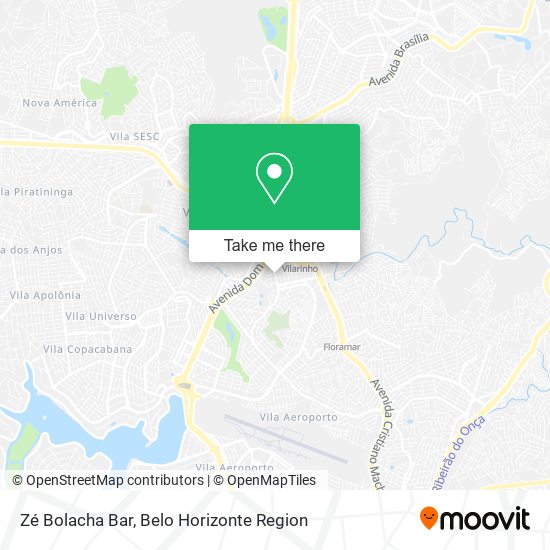 Zé Bolacha Bar map