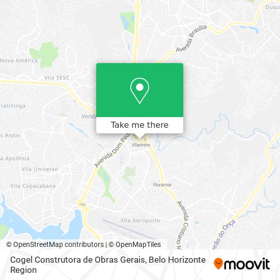 Cogel Construtora de Obras Gerais map