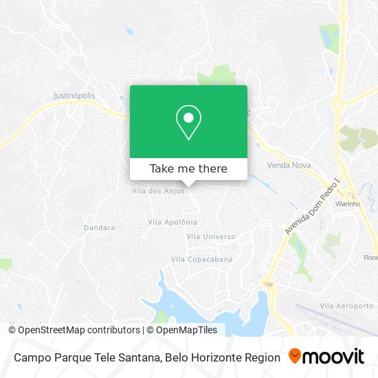 Campo Parque Tele Santana map