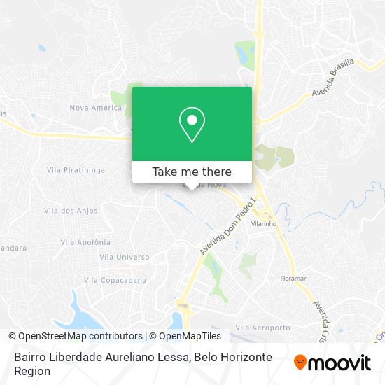 Bairro Liberdade Aureliano Lessa map