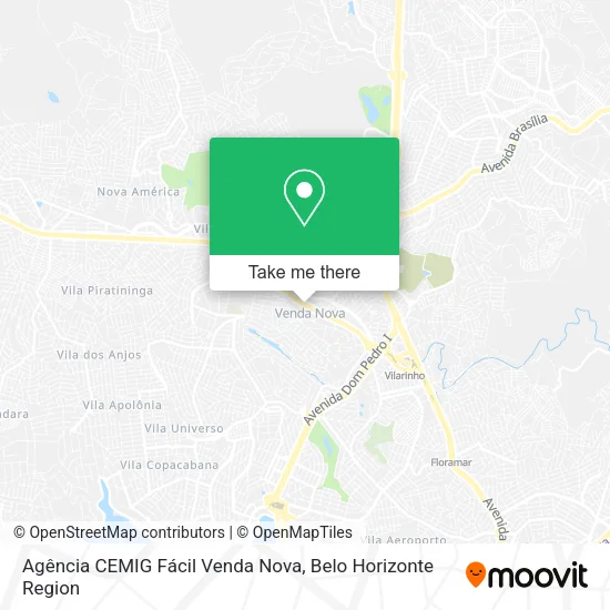 Agência CEMIG Fácil Venda Nova map