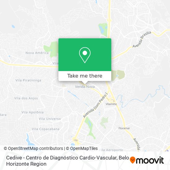 Cedive - Centro de Diagnóstico Cardio-Vascular map