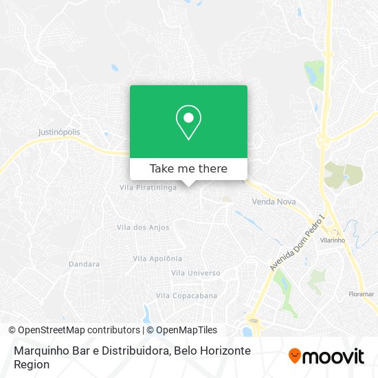 Marquinho Bar e Distribuidora map