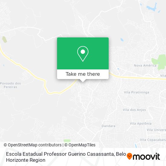 Escola Estadual Professor Guerino Casassanta map