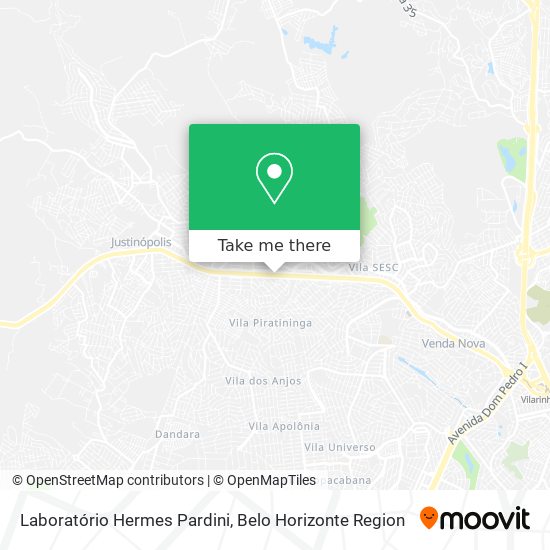 Laboratório Hermes Pardini map